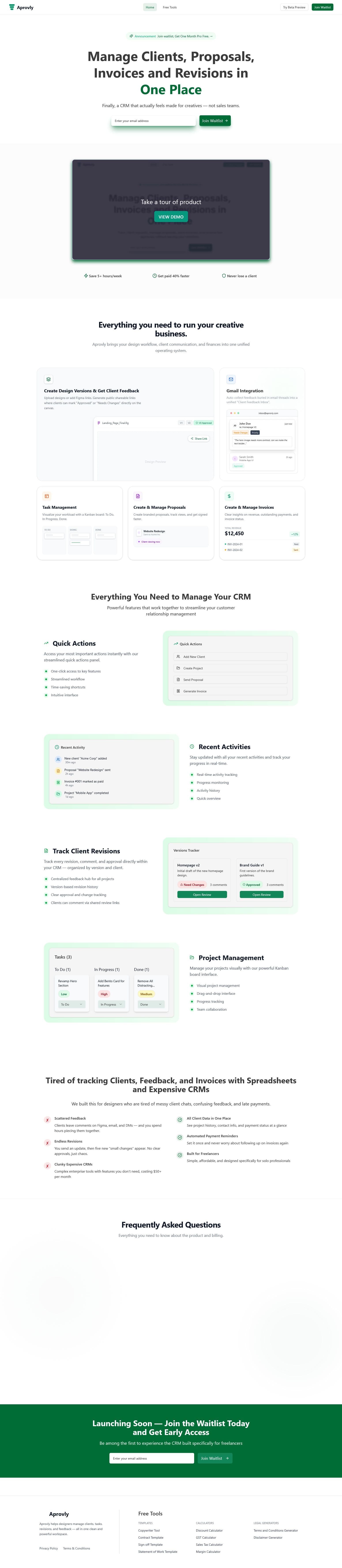 Screenshot of aprovly.app
