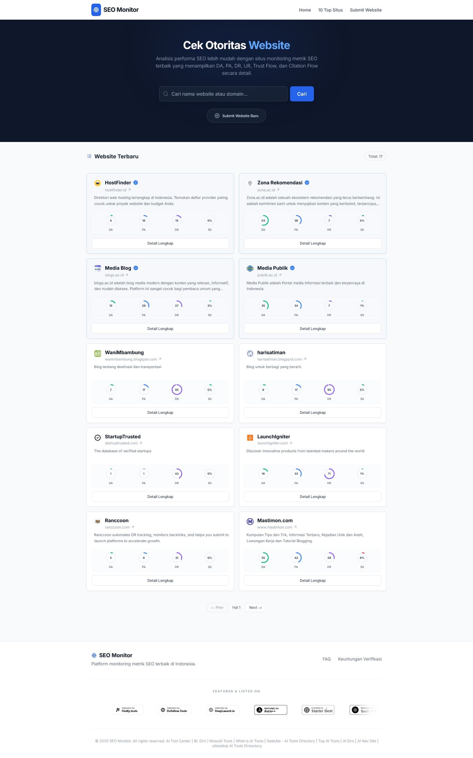 Screenshot of seo.pbn.ac.id