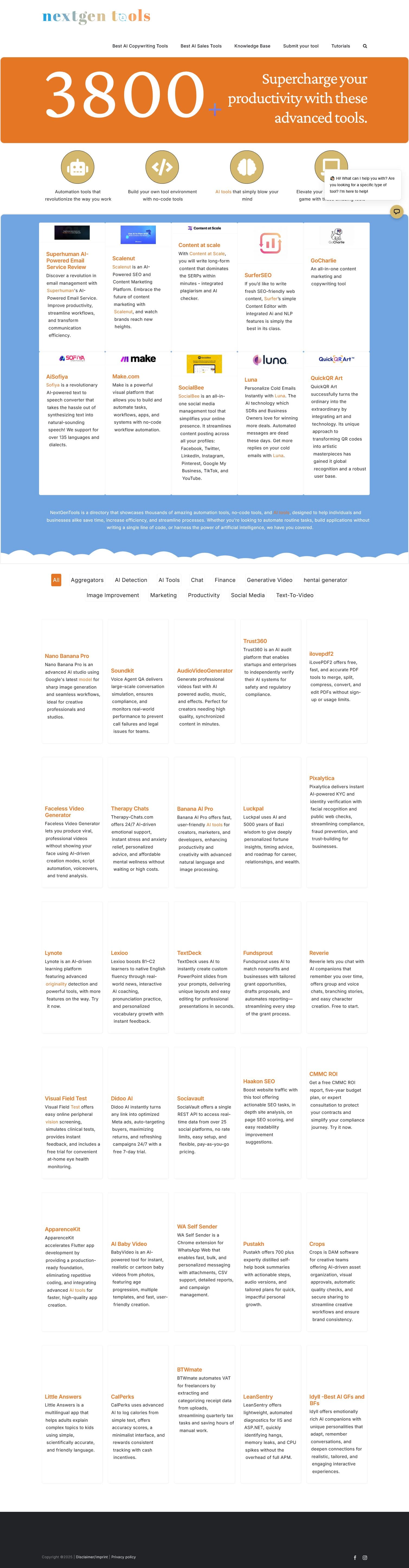 Screenshot of Nextgentools