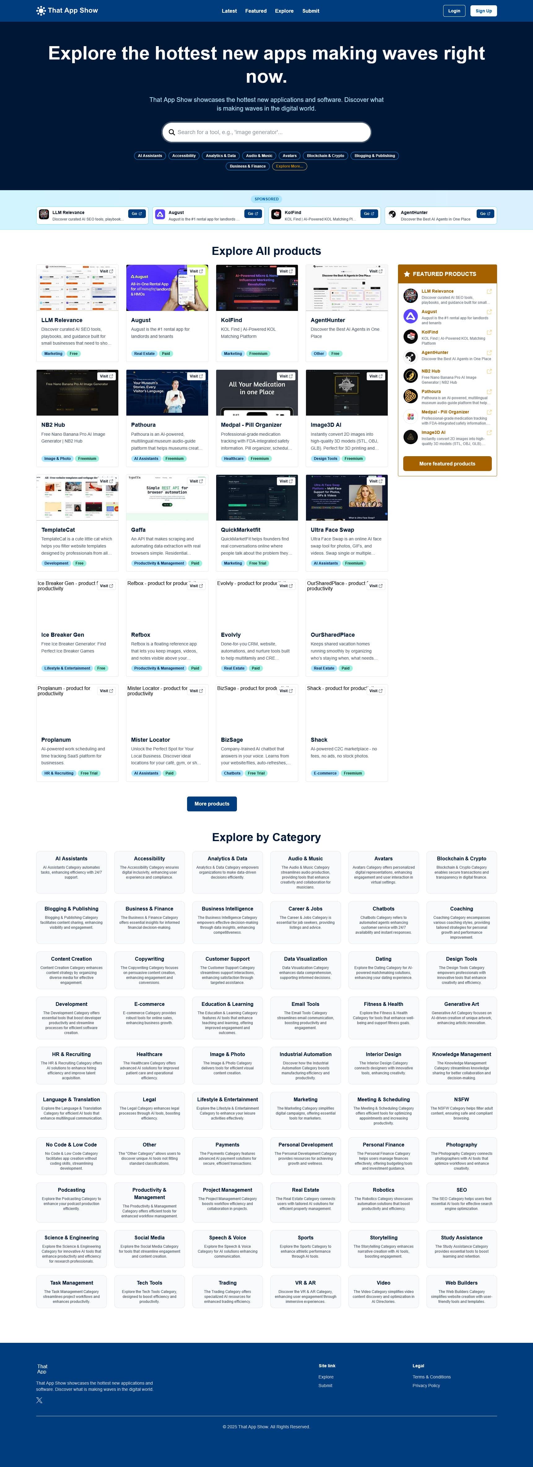 Screenshot of Thatappshow