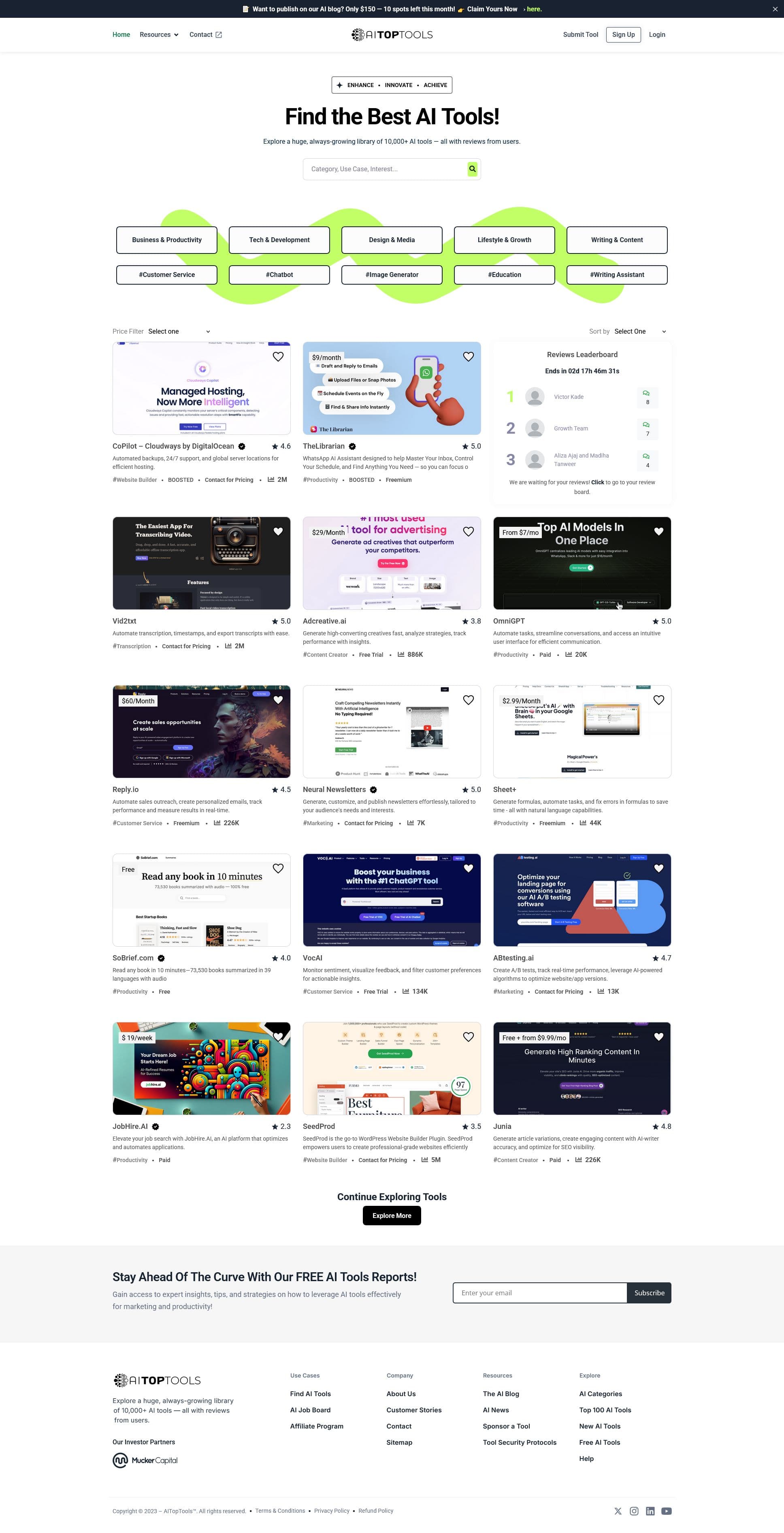 Screenshot of Aitoptools