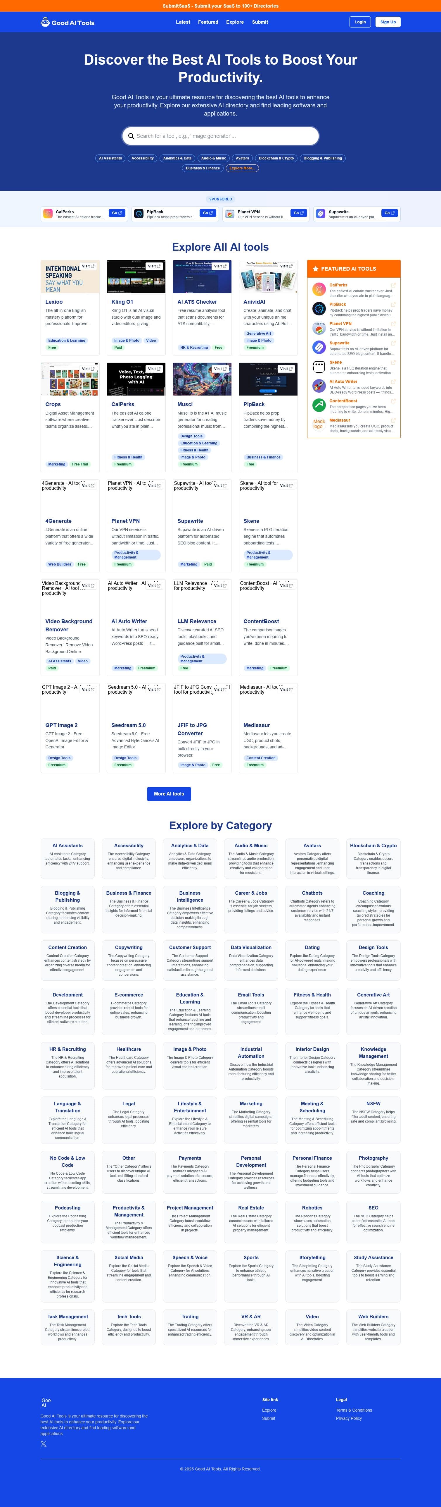 Screenshot of Goodaitools