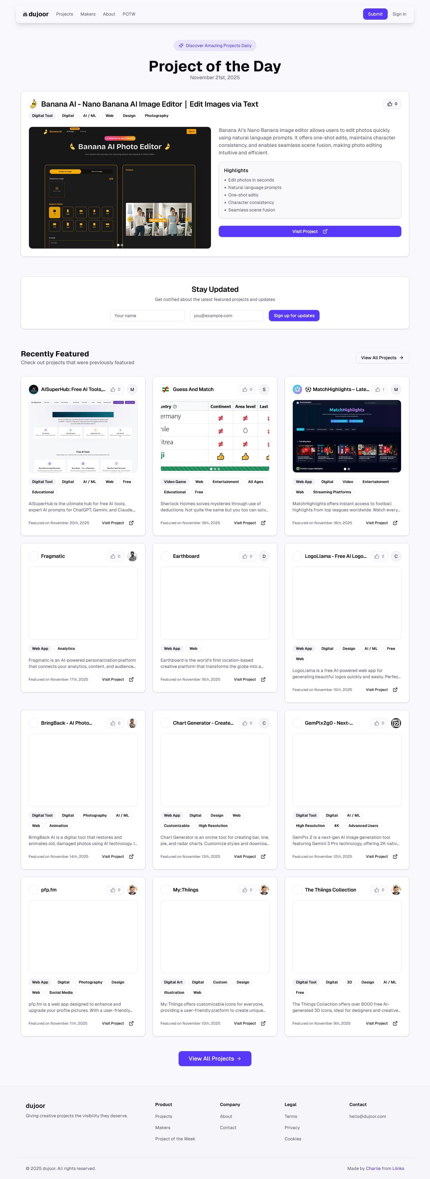 Screenshot of Dujoor.com