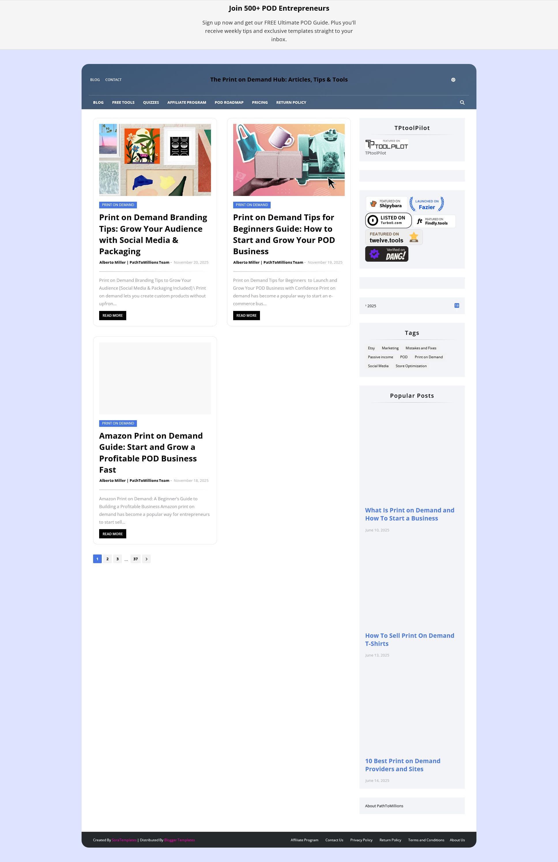 Screenshot of gopathtomillions.com