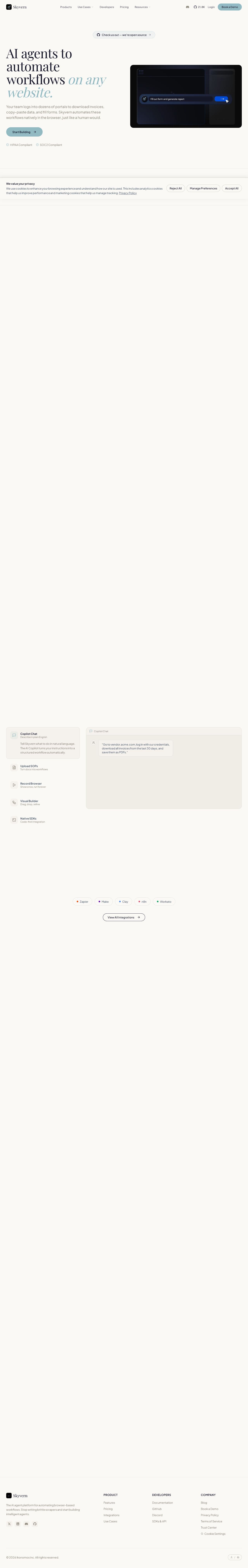 skyvern.com screenshot