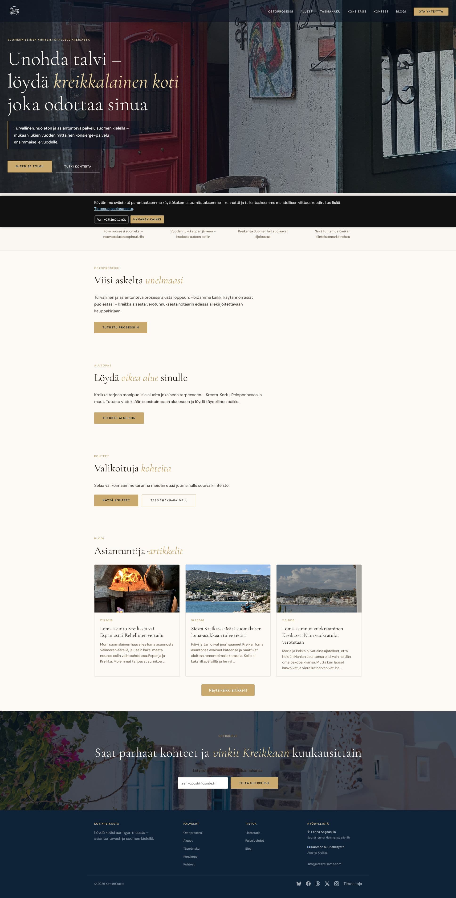 Screenshot of kotikreikasta.com