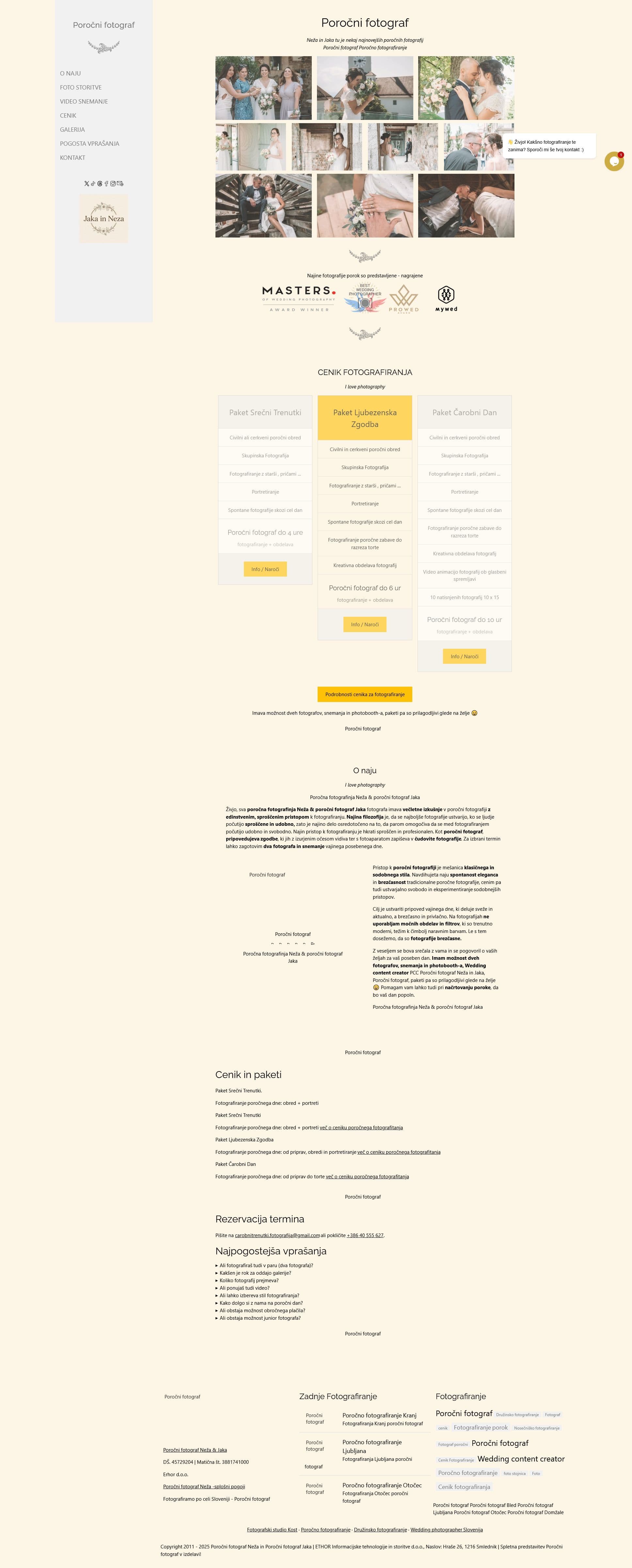 Screenshot of www.fotografski-studio.kost.si