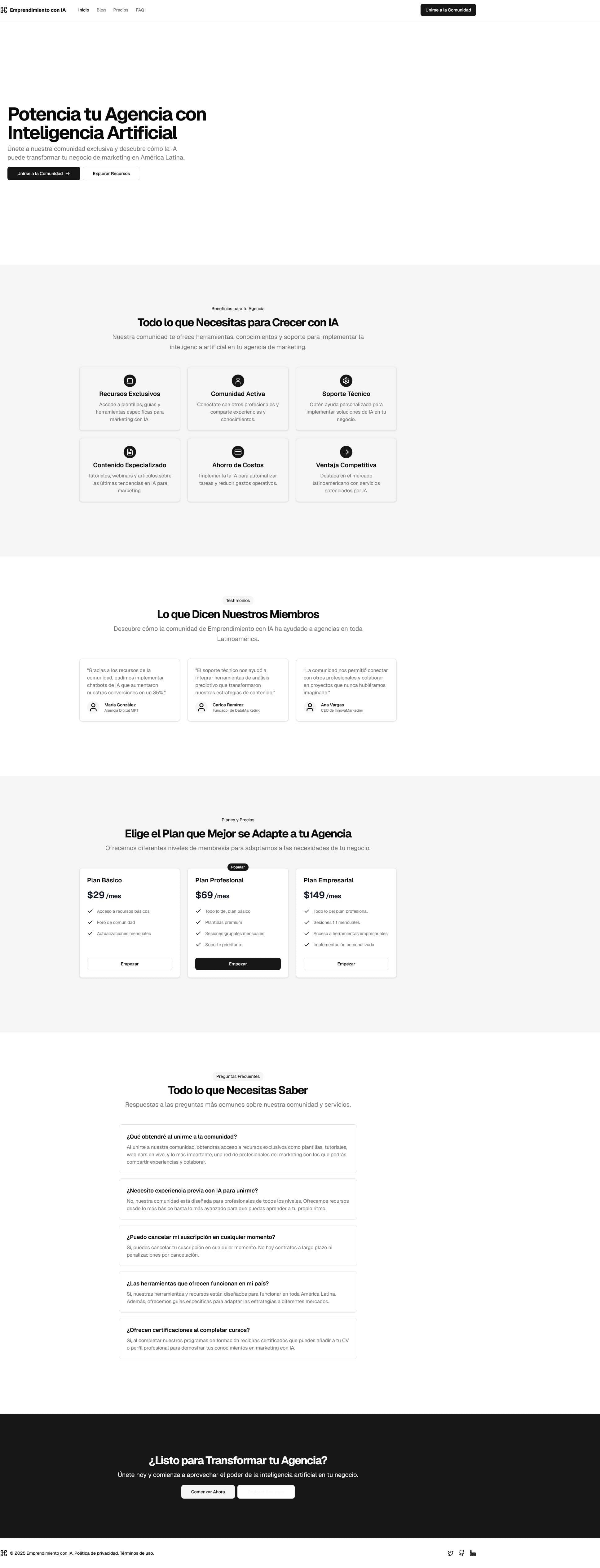 Screenshot of emprenderconia.com