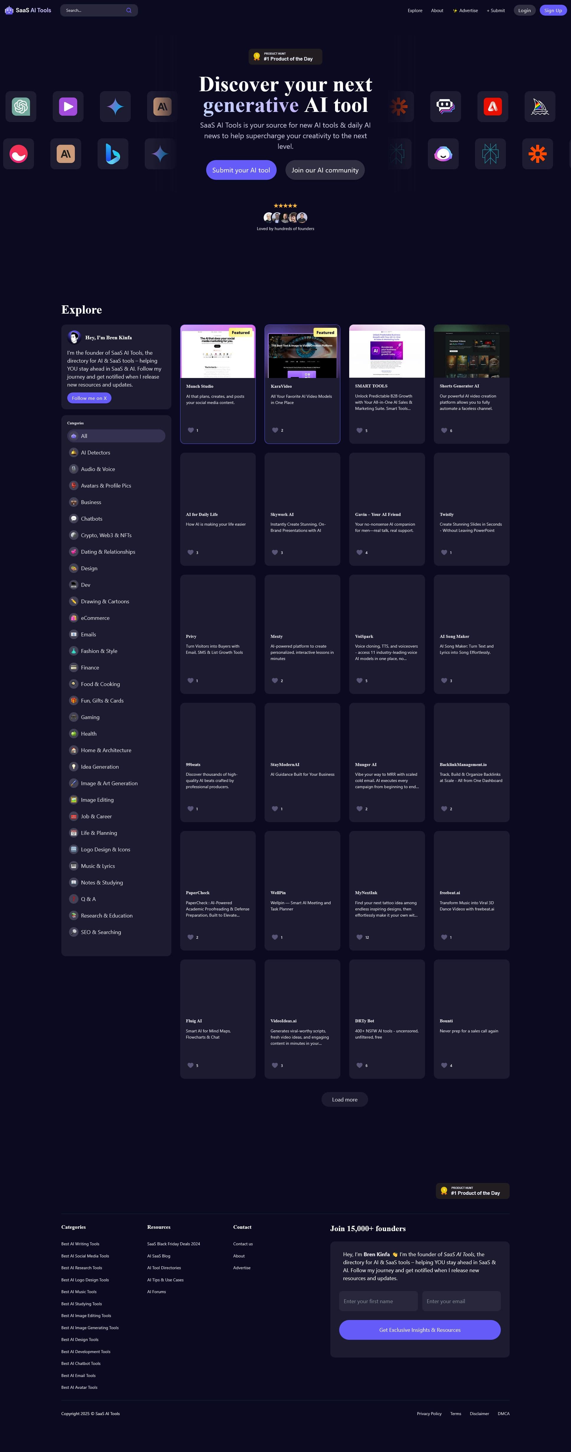 Screenshot of Saasaitools