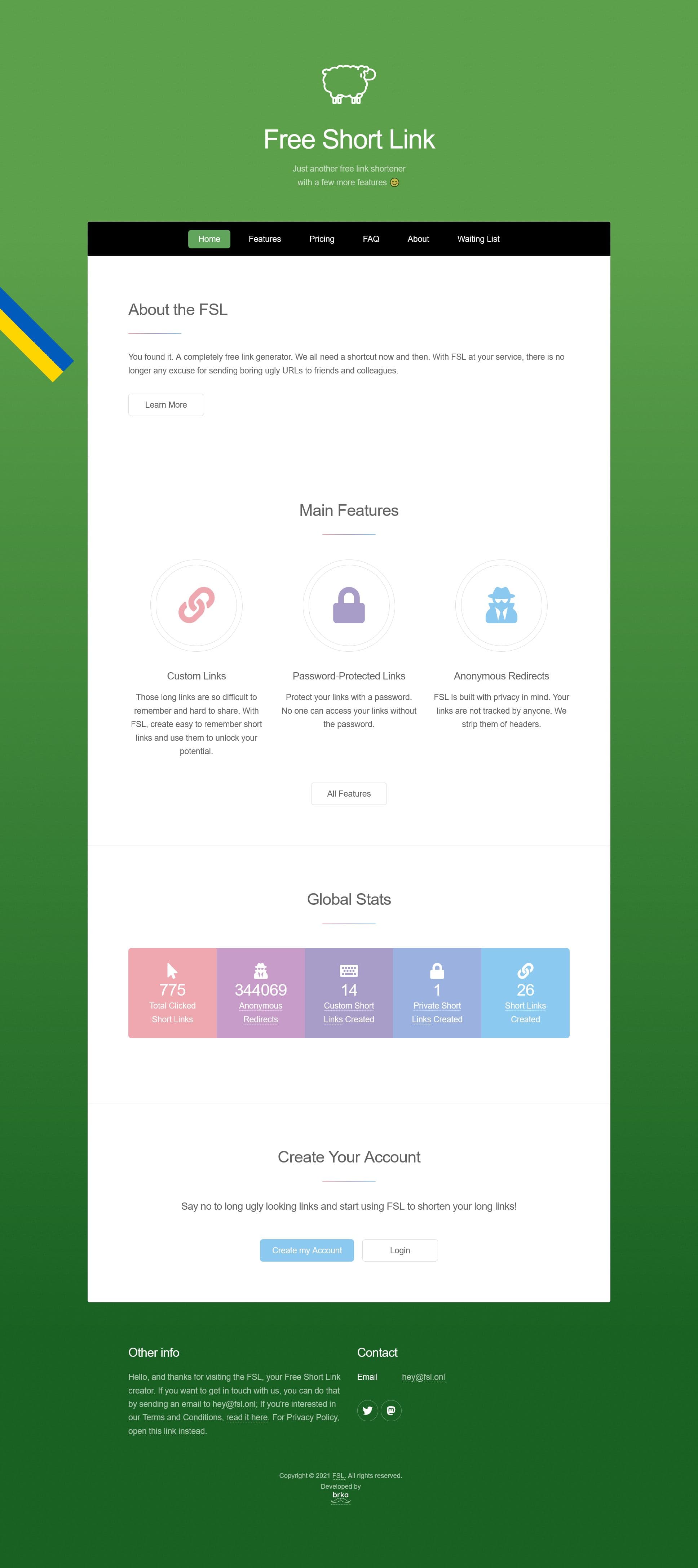 Screenshot of fsl.onl