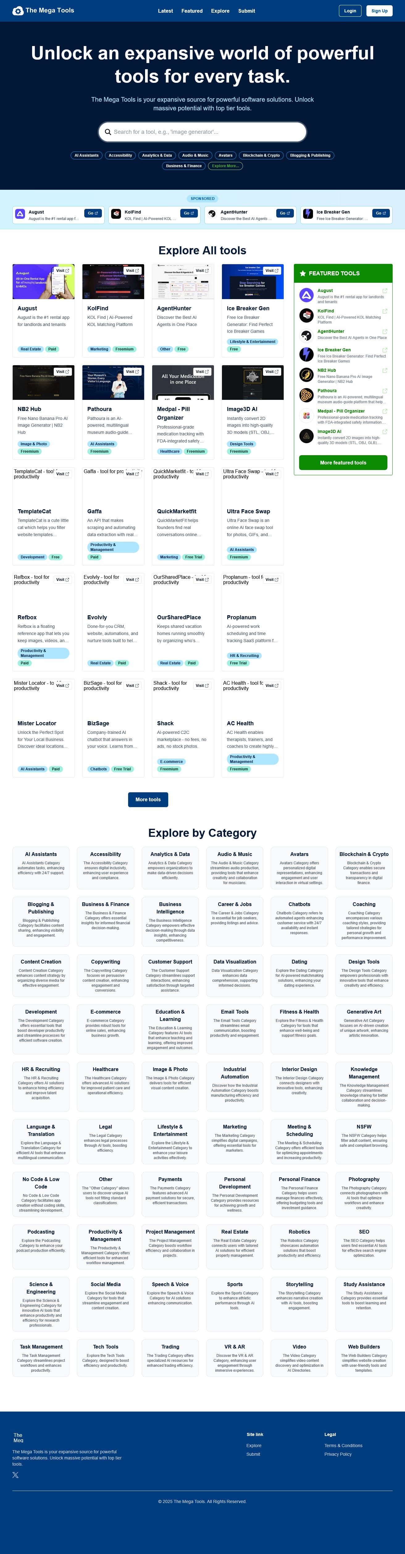 Screenshot of Themegatools