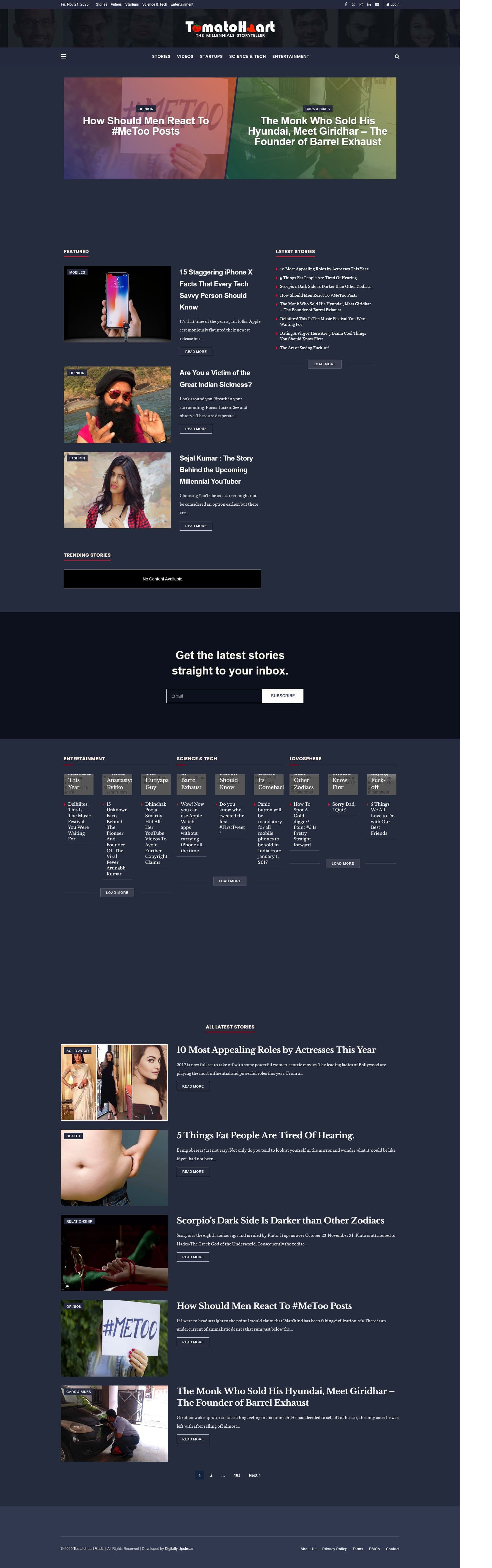 Screenshot of tomatoheart.com