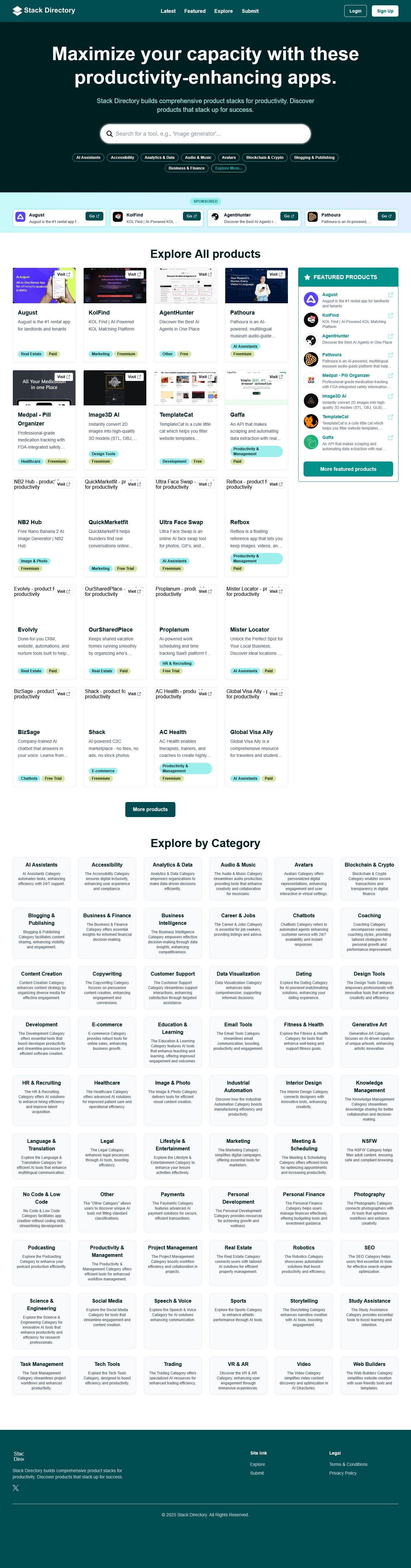 Screenshot of Stackdirectory