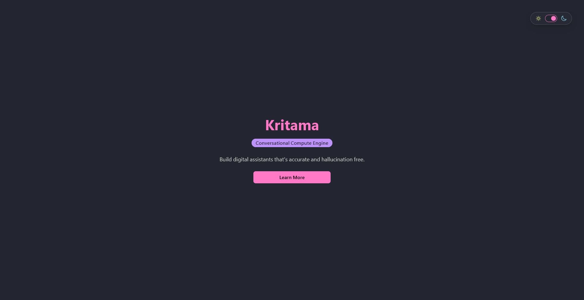 Screenshot of kritama.com